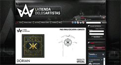 Desktop Screenshot of latiendadelosartistas.com